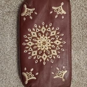 Lucky Brand leather clutch